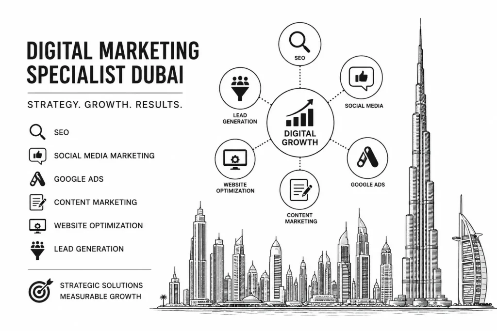 Freelance Digital Marketing Specialist in Dubai Hero